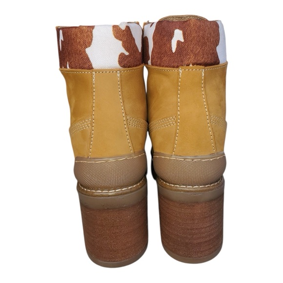 Women’s Steve Madden Tan Combat Ankle Boots‎ - Picture 4 of 7